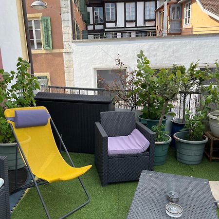 Appartement Sephora Acces Terrasse Commune La Neuveville Luaran gambar